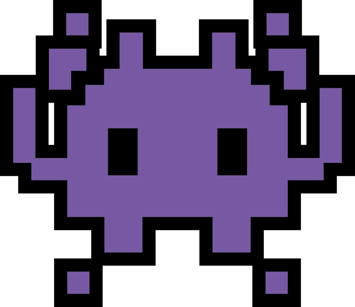 Space monster smiley emoji, emoticons. vector