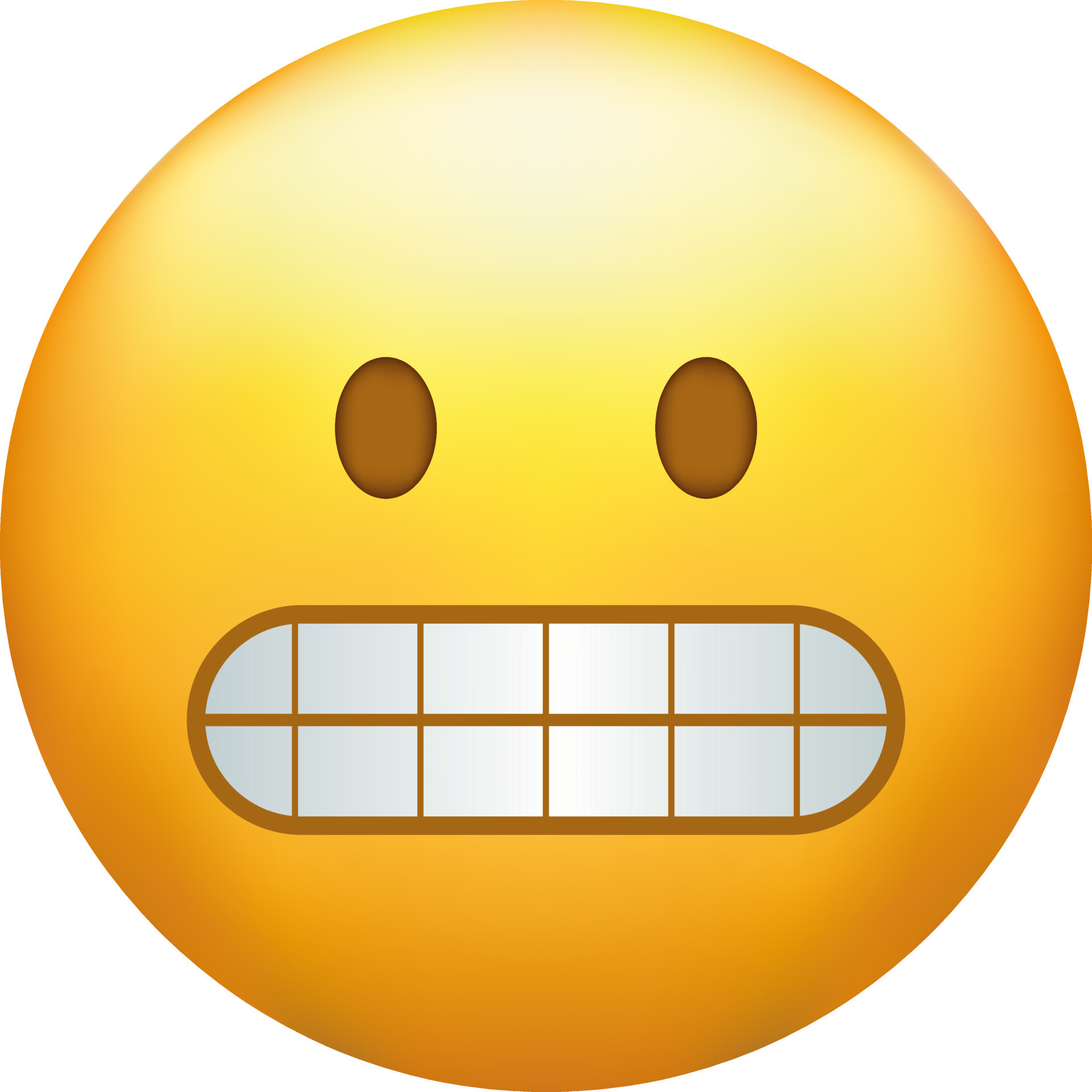 Grimacing Emoji Awkward Emoticon With Clenched Teeth 22461922 Vector Art At Vecteezy