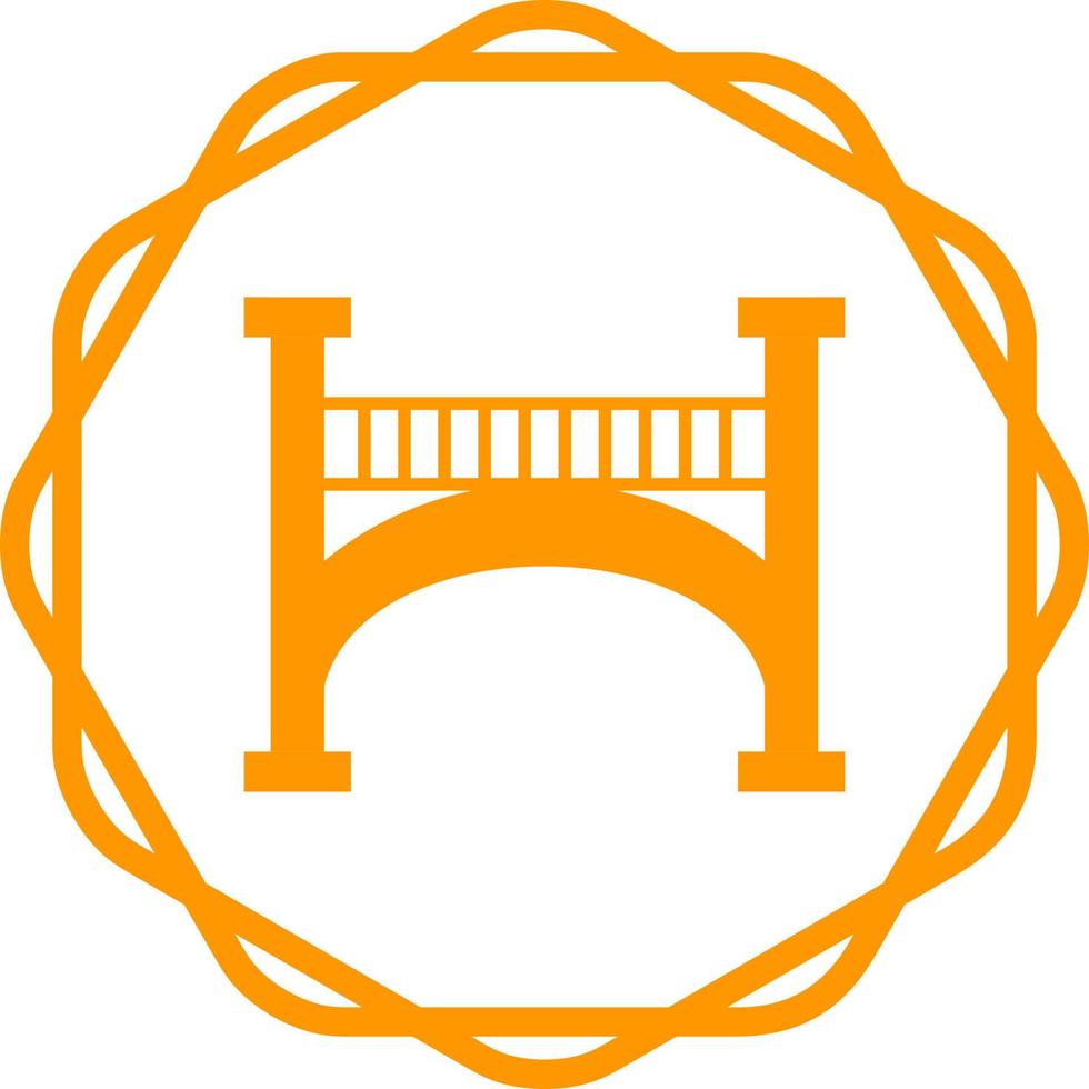 icono de vector de puente