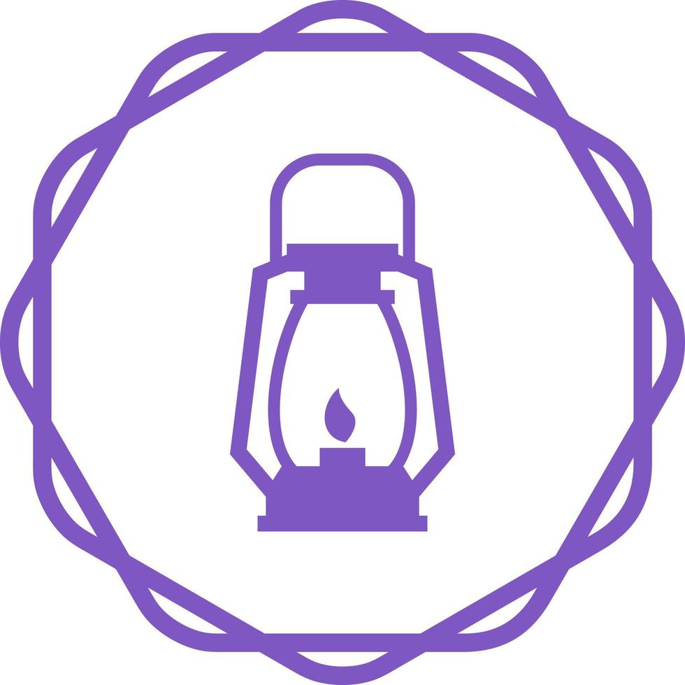 Gas Lamp Vector Icon