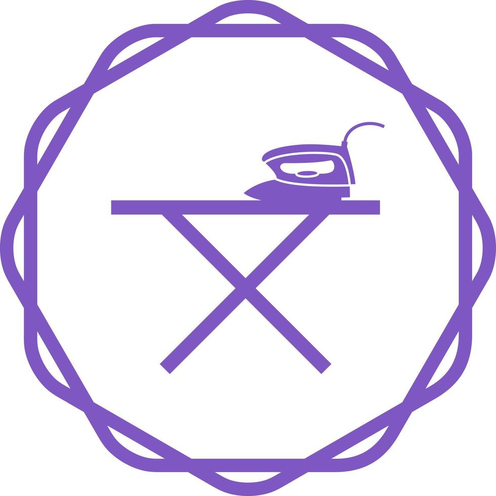 Iron Stand Vector Icon
