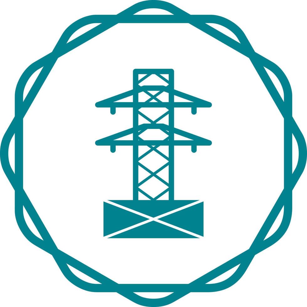 Electricity Tower Vector Icon