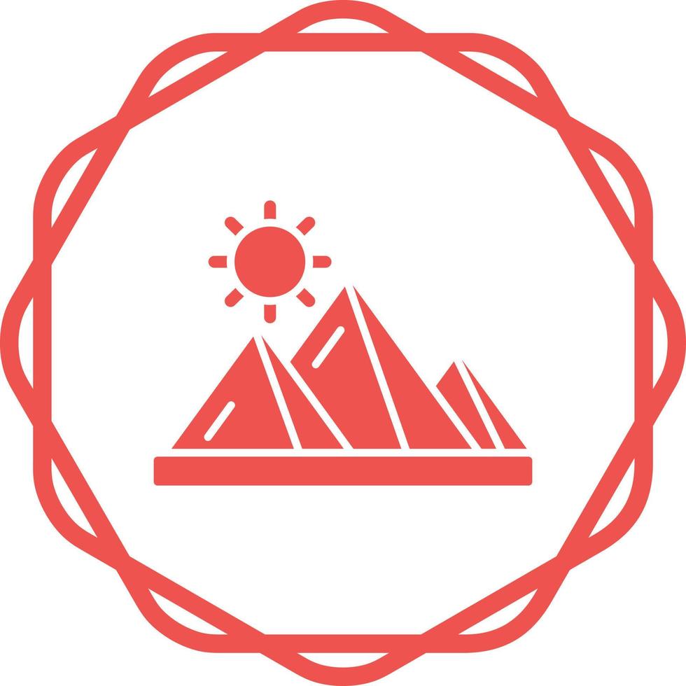 Pyramid Vector Icon