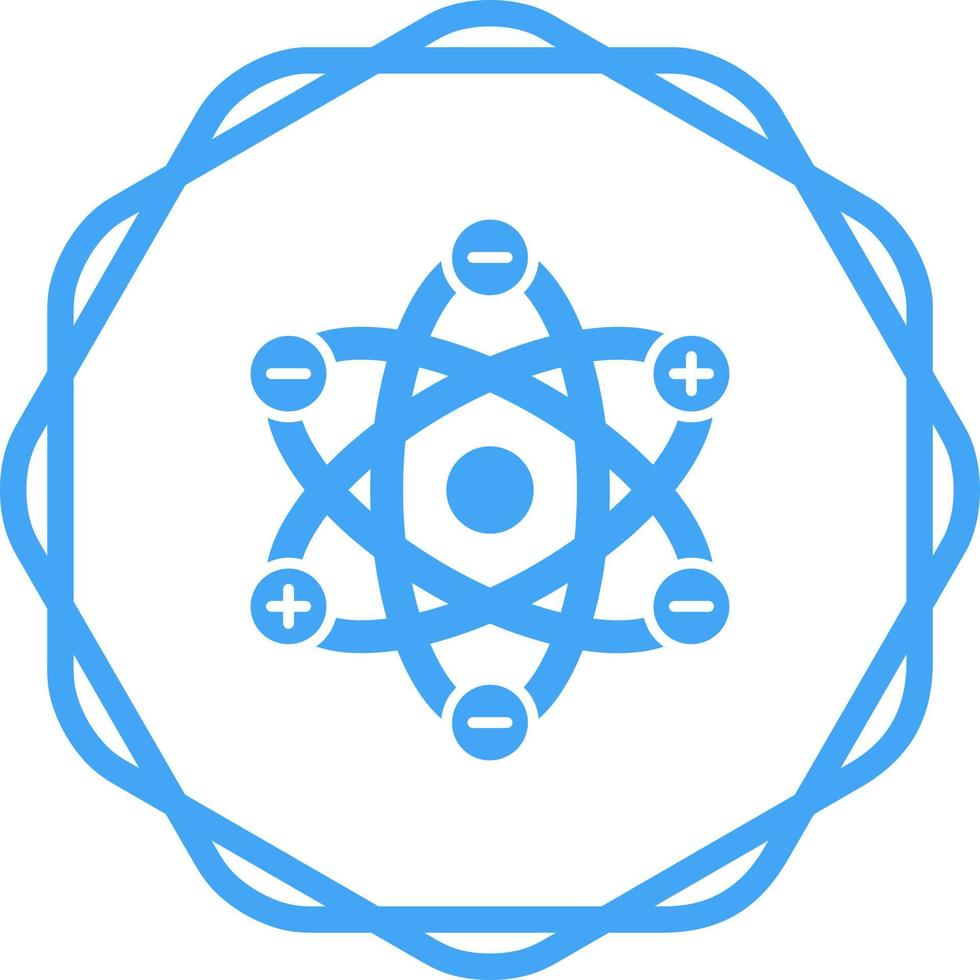 Atom Structure Vector Icon