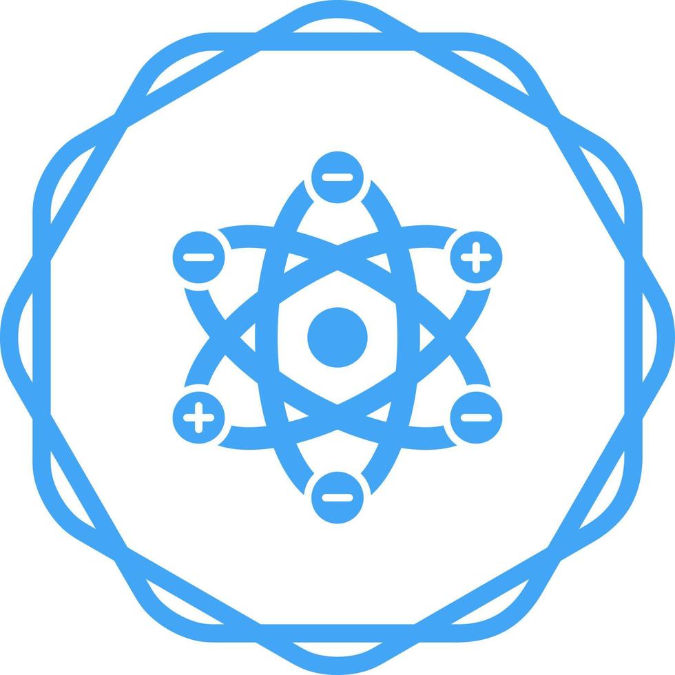 Atom Structure Vector Icon