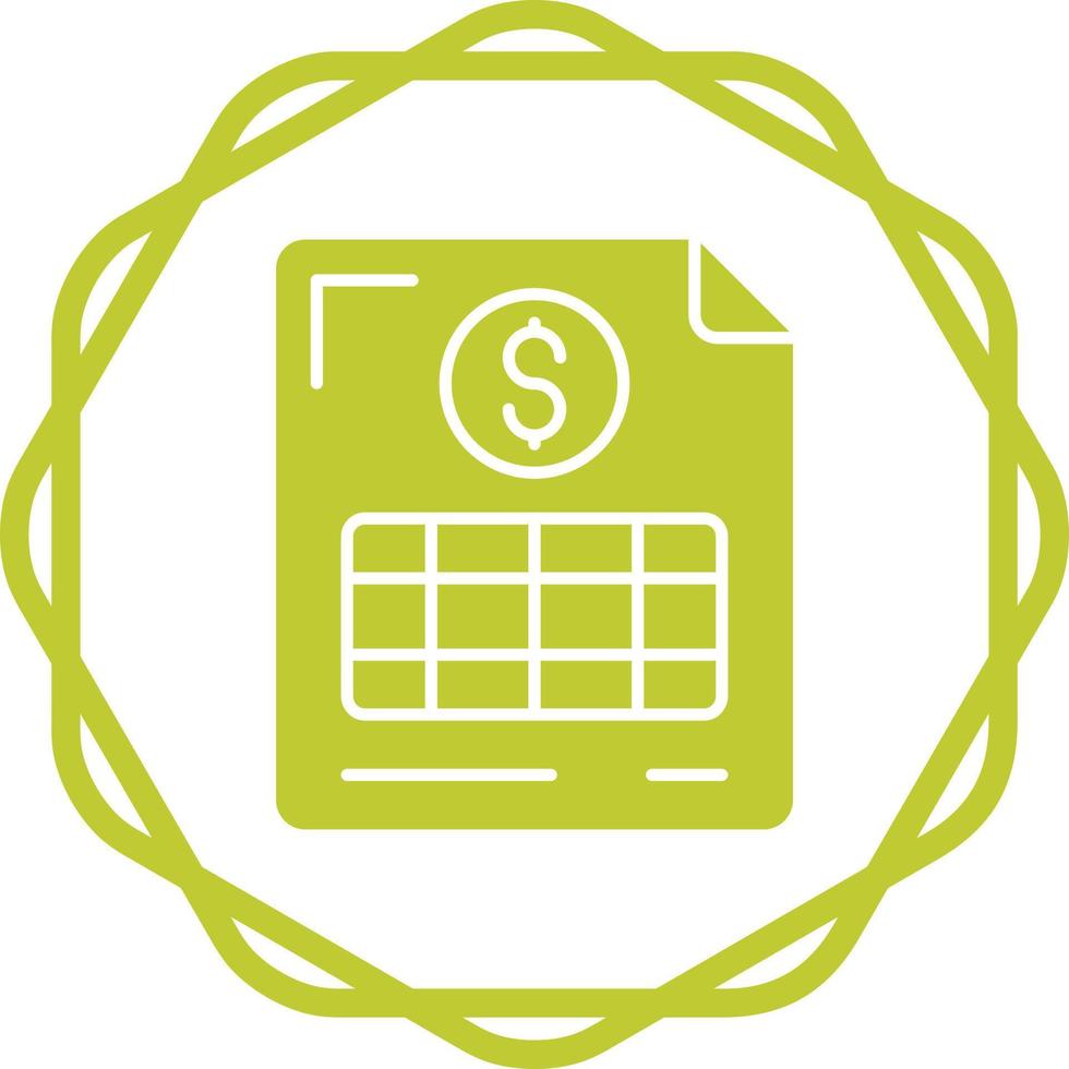 Invoice Vector Icon