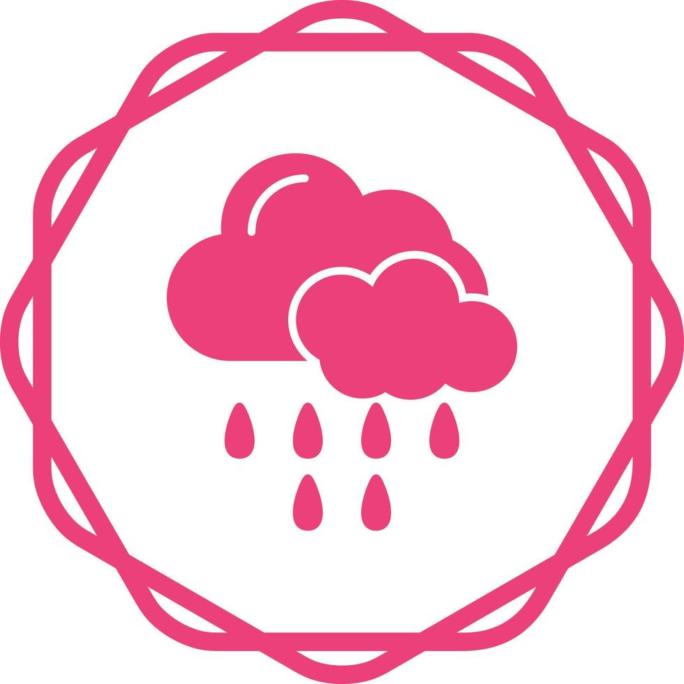 icono de vector de lluvia