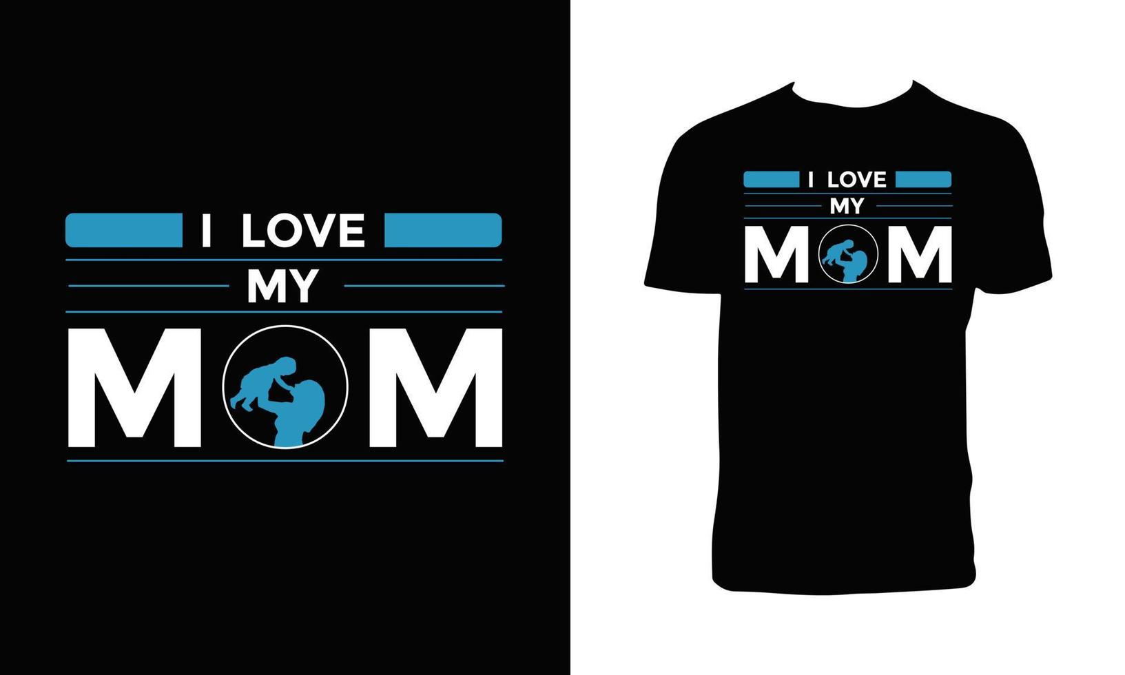 diseño de camiseta de tipografía de mamá. vector