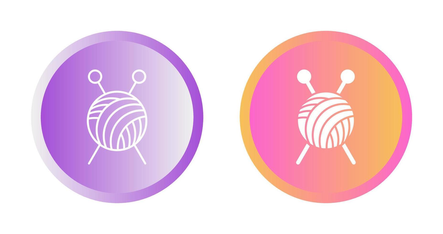 Knitting Vector Icon