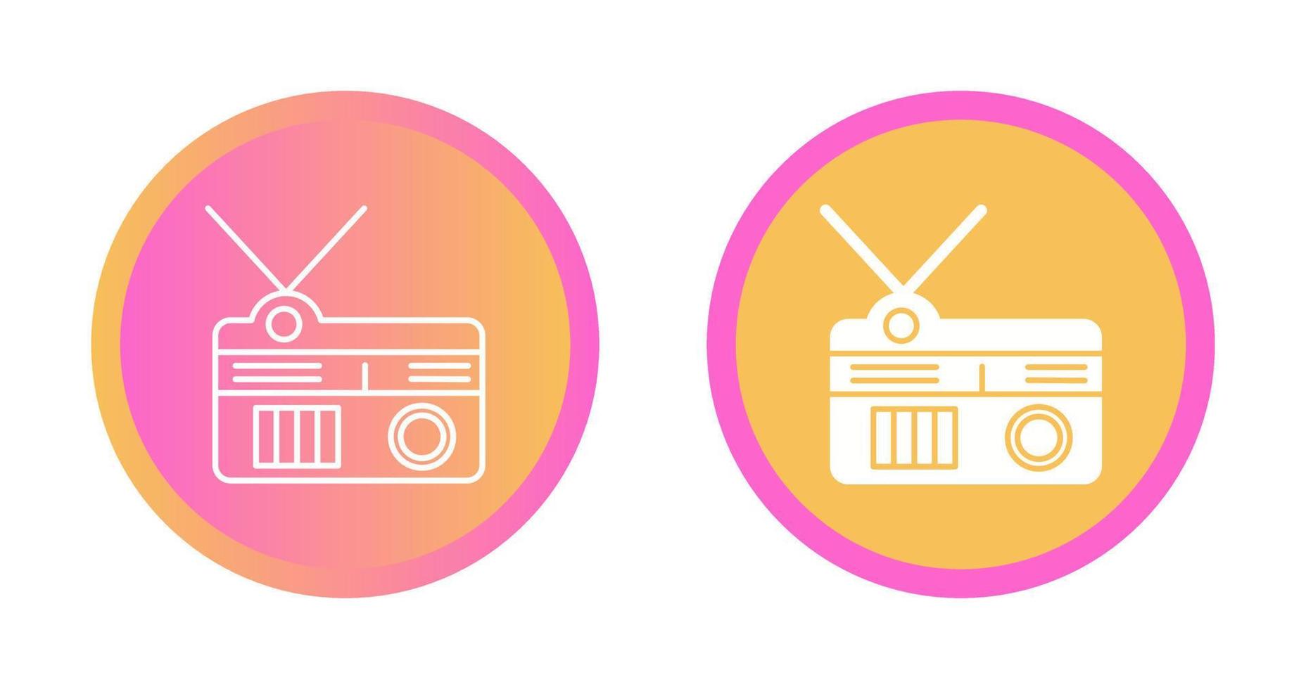 Radio Vector Icon
