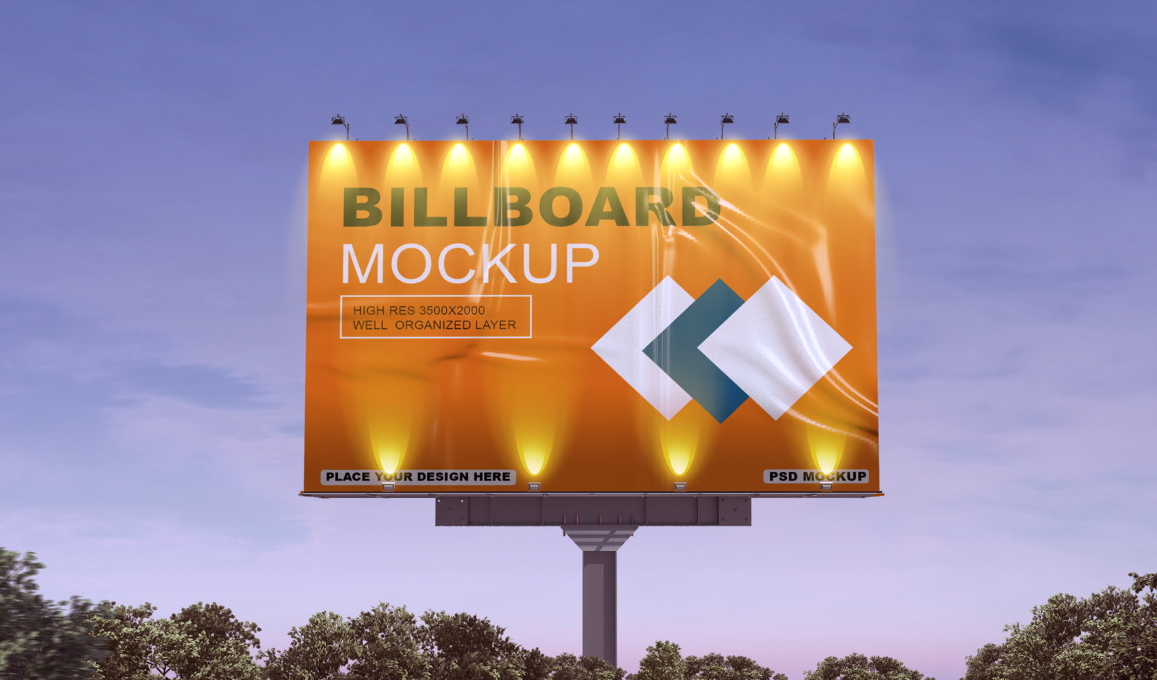 Billboard sign mockup design 22464213 PSD Billboard sign mockup design 22464213 PSD