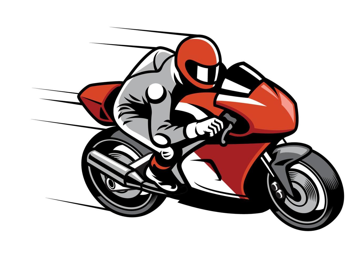 racer sportbike racing fast vector