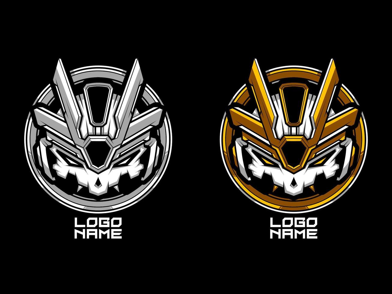 robot logo vector