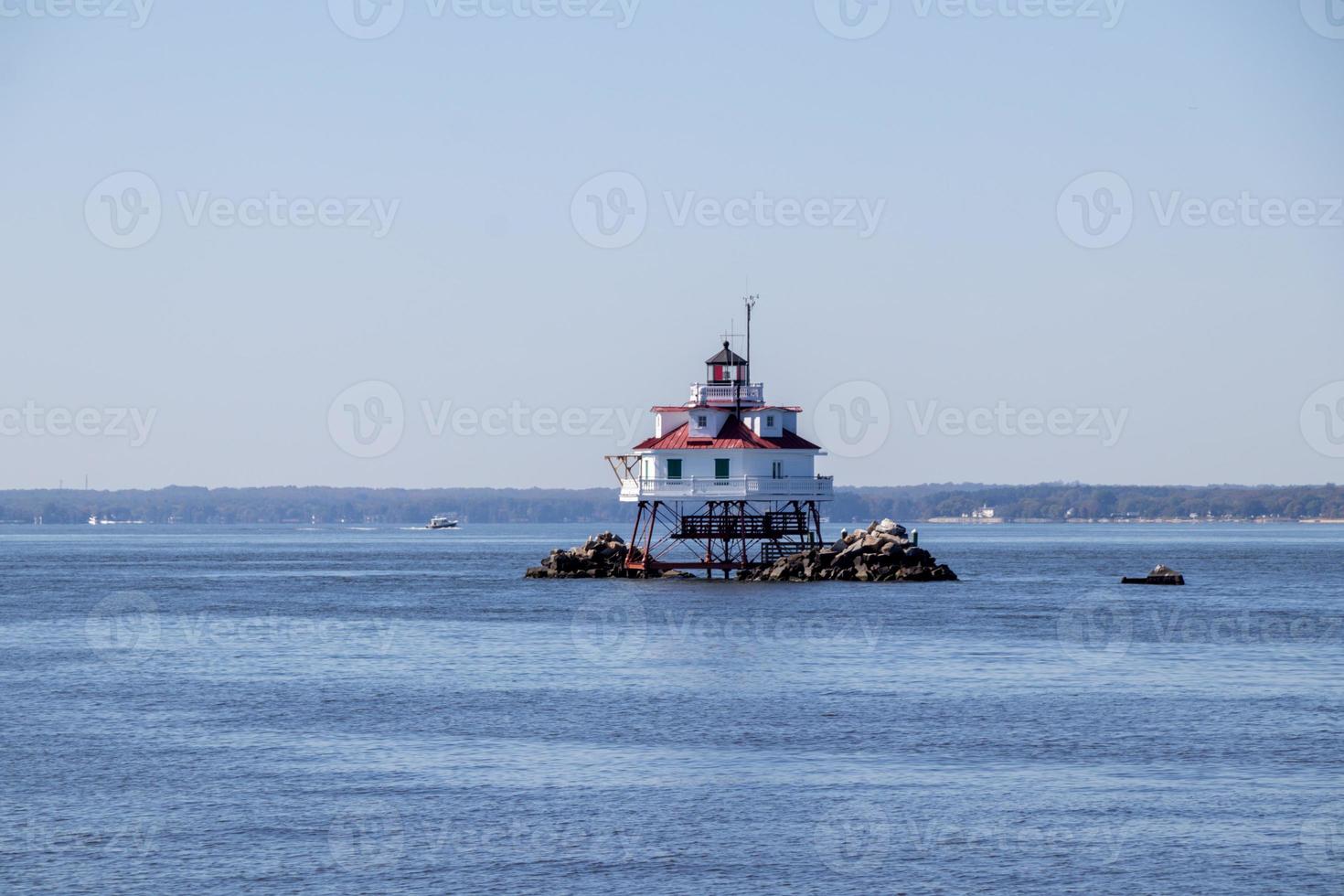 Thomas Point Shoal Lighthouse near Annapolis photo