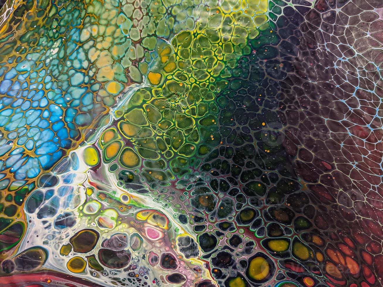 Colorful abstract acrylic painting background Fluid art photo
