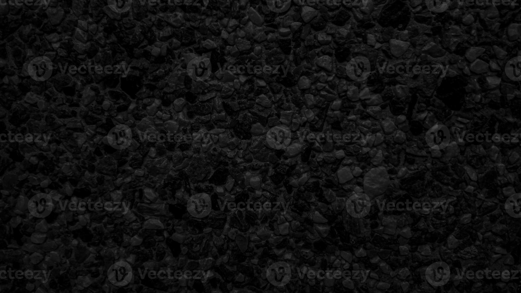 Black texture of stone wall photo