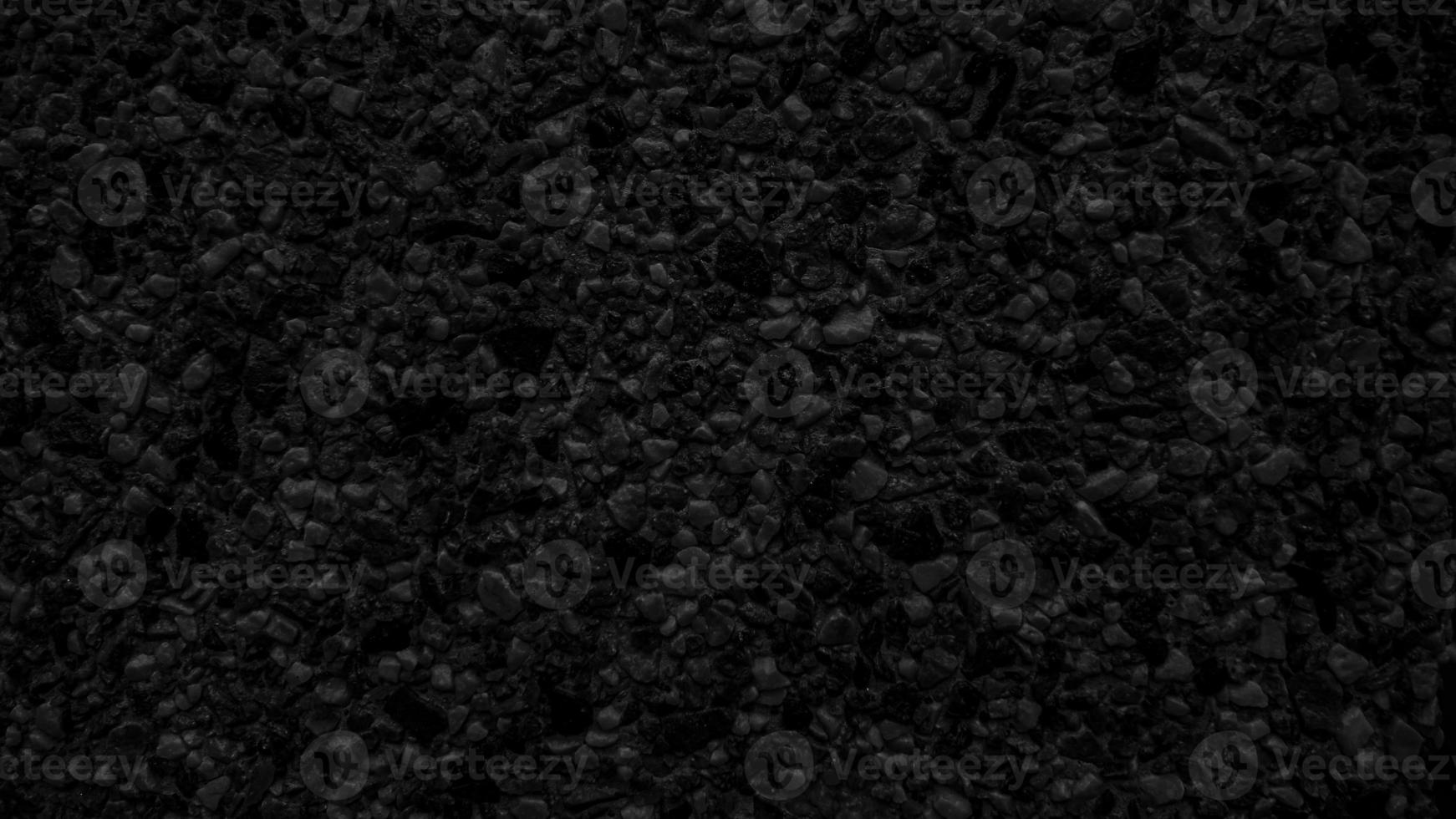 Black texture of stone wall photo