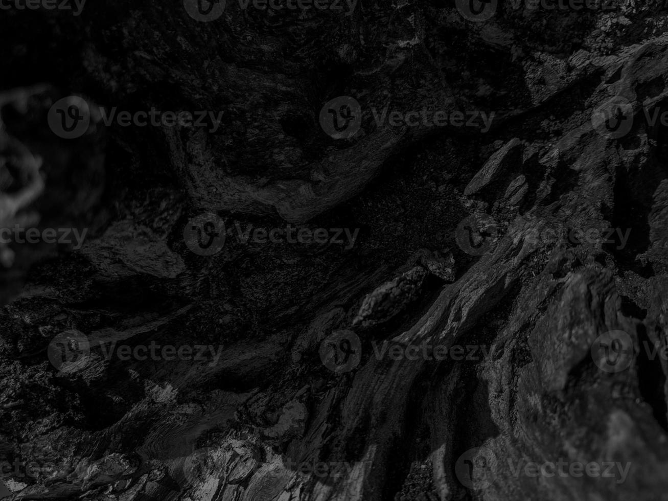 Dark abstract black grunge texture photo