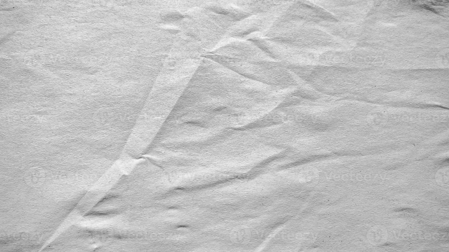 White crumpled paper grunge texture photo