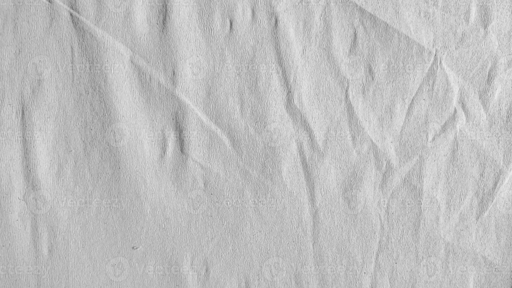 White crumpled paper grunge texture photo