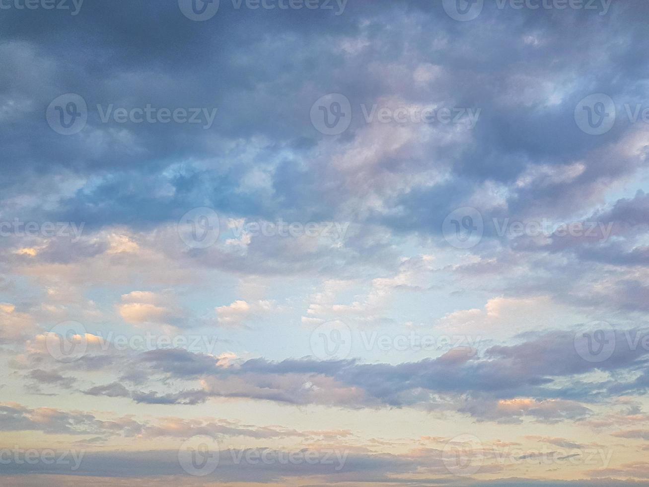 Sky with clouds landscape background photo