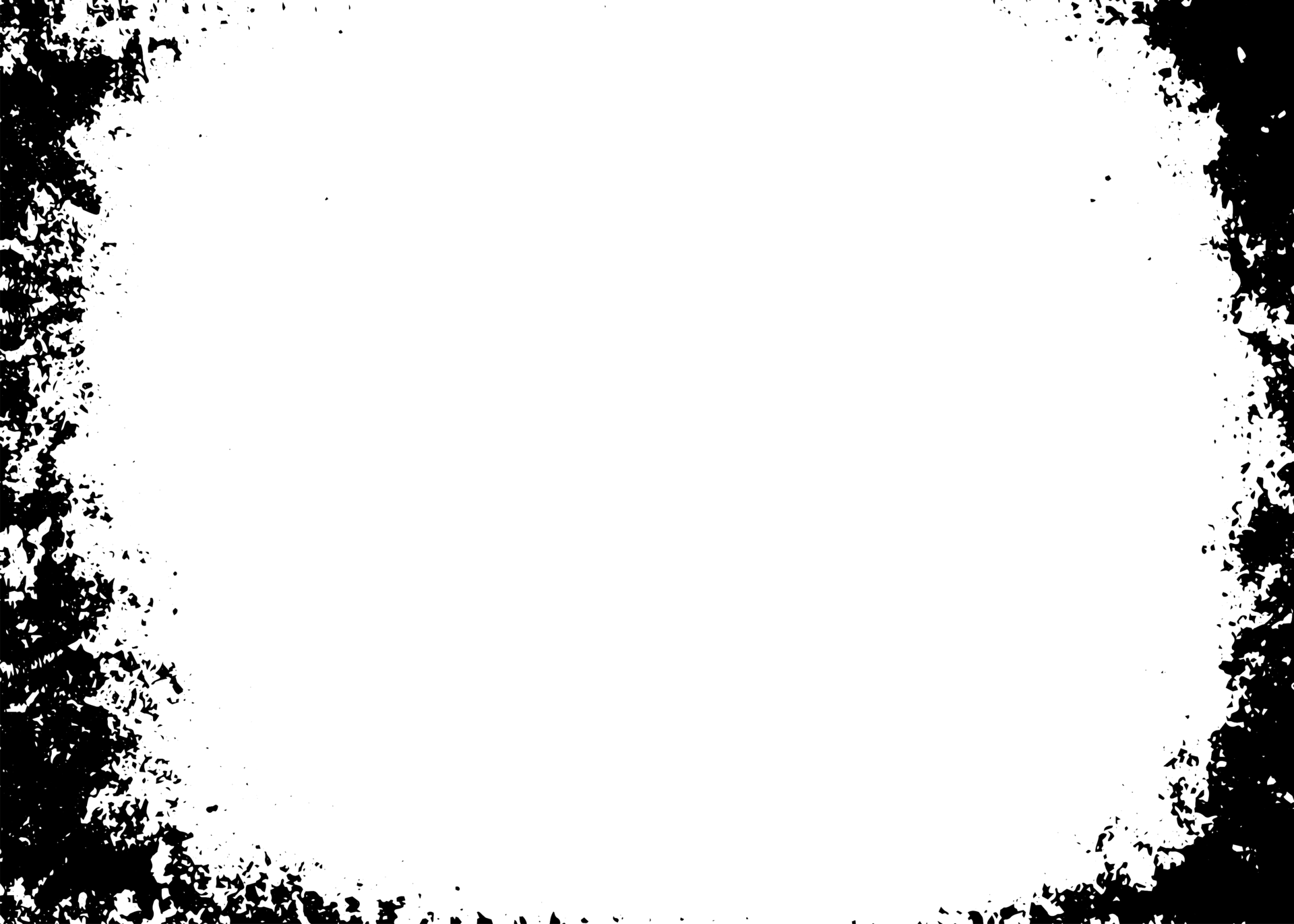 Grunge border texture background. Abstract frame overlay. PNG graphic