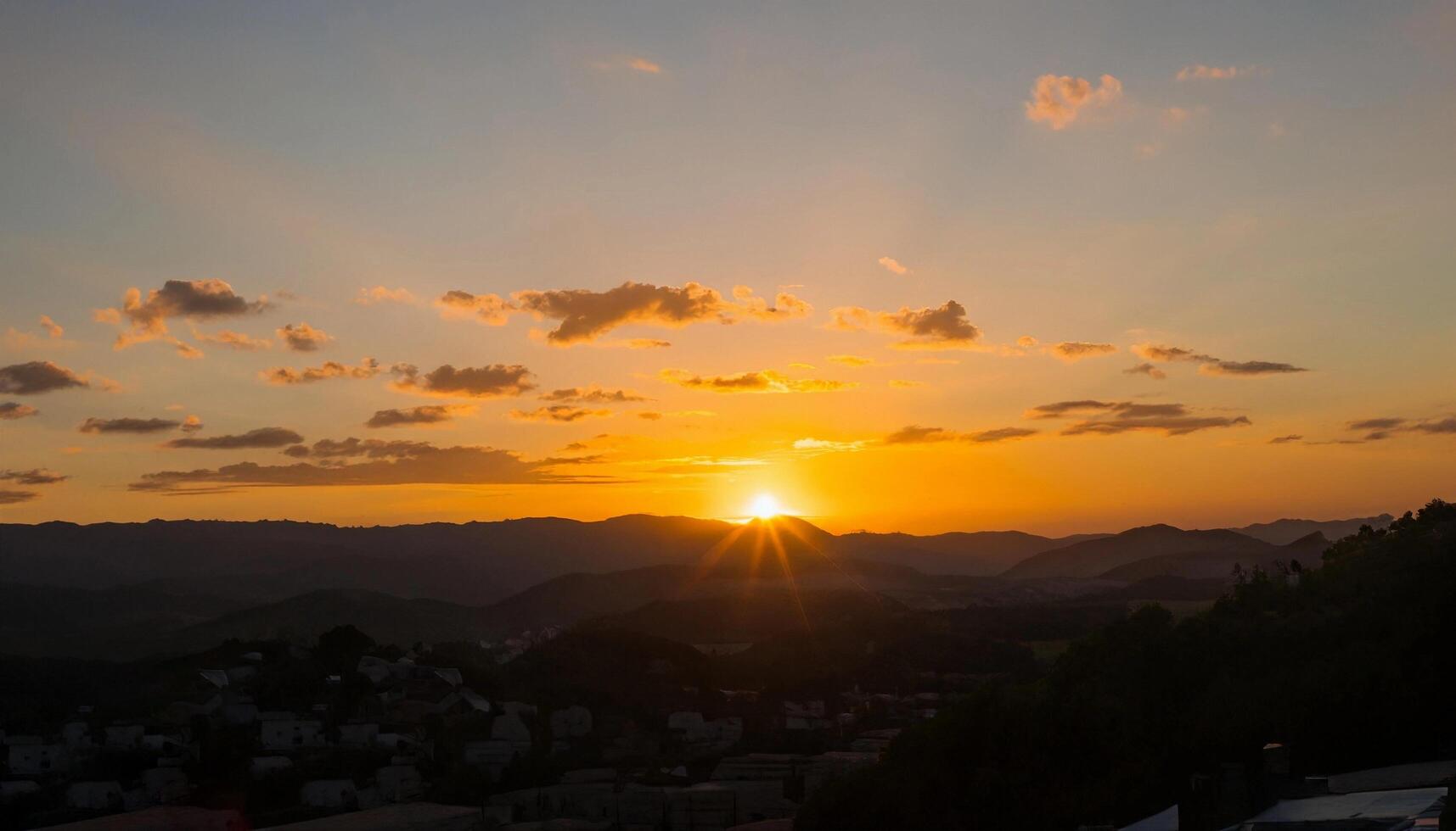 sunset sky background, Ai photo