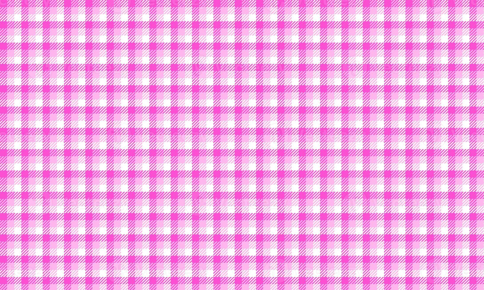 Pink seamless plaid pattern photo