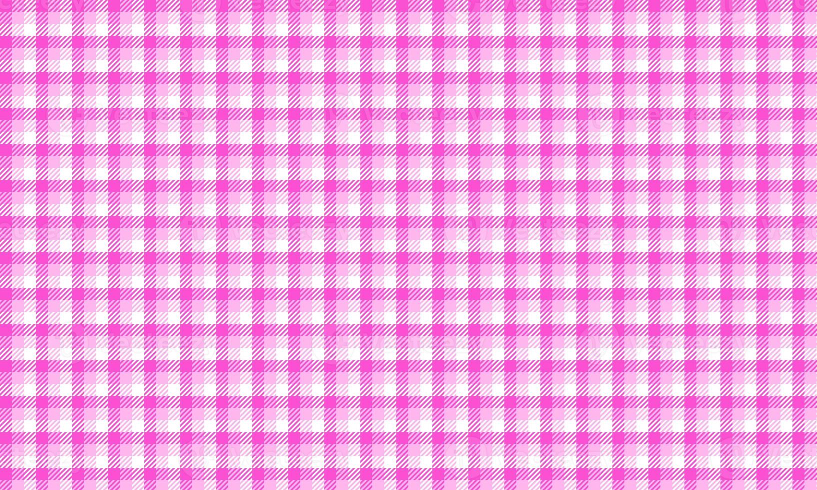 Pink seamless plaid pattern photo