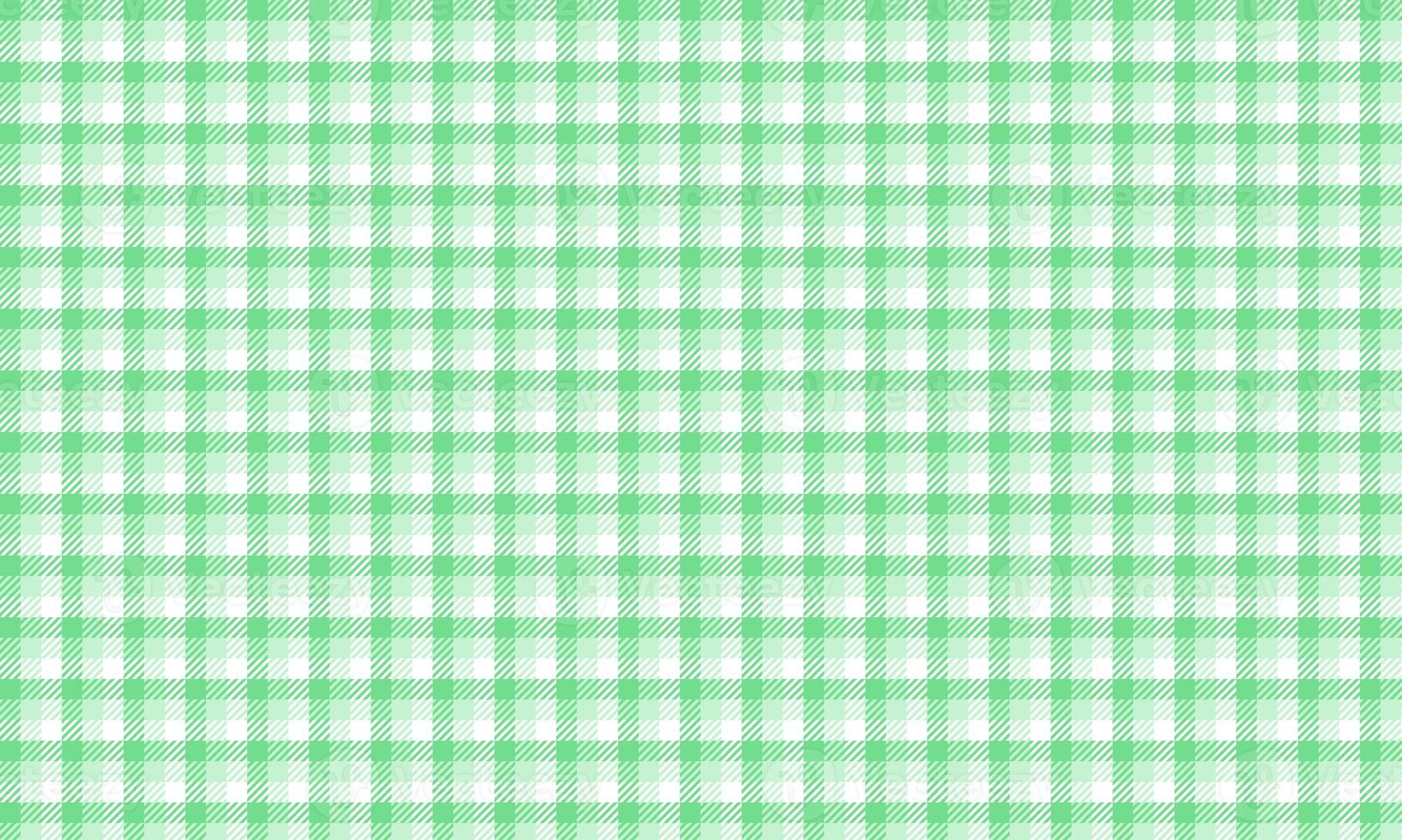 Green seamless plaid pattern photo