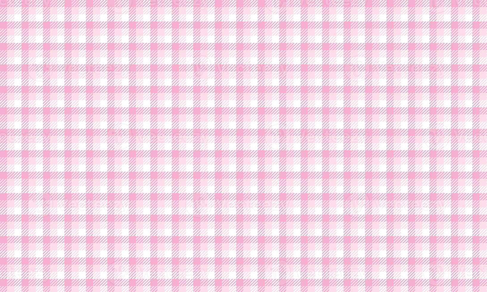 Pink seamless plaid pattern photo