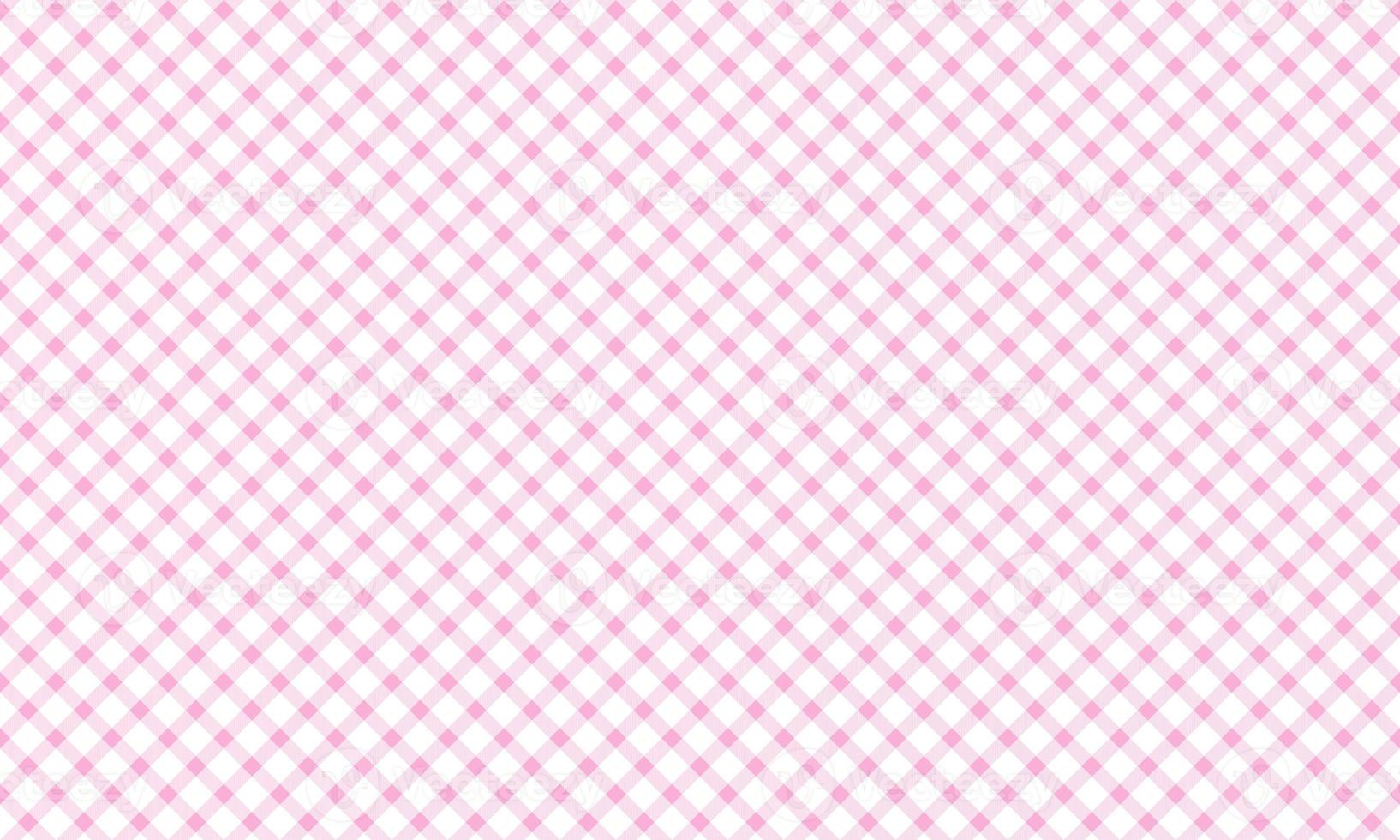 Pink seamless plaid pattern photo