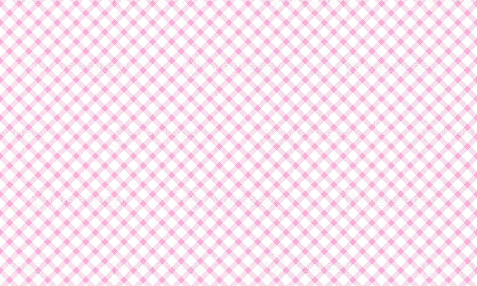 Pink seamless plaid pattern photo