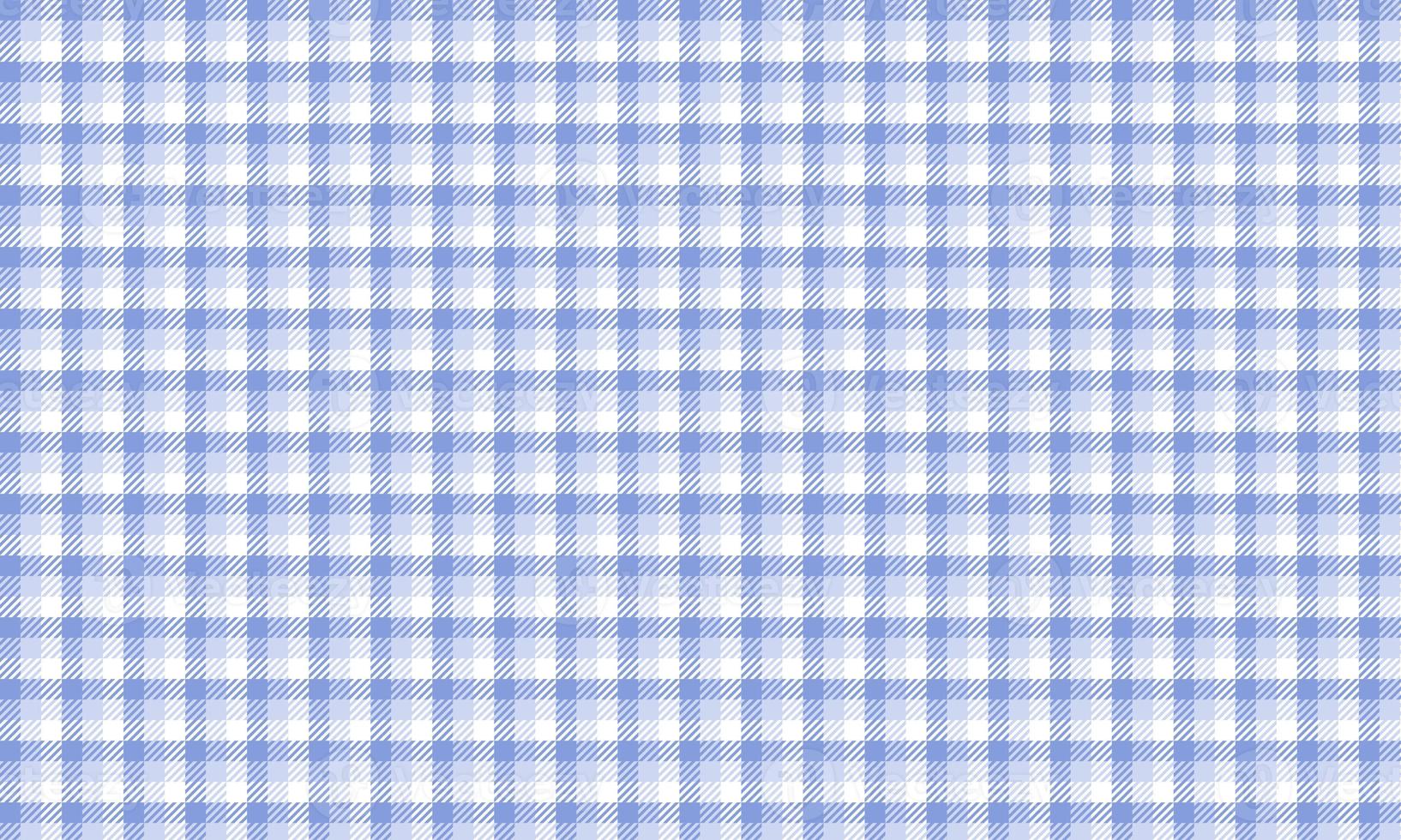 Blue seamless plaid pattern photo