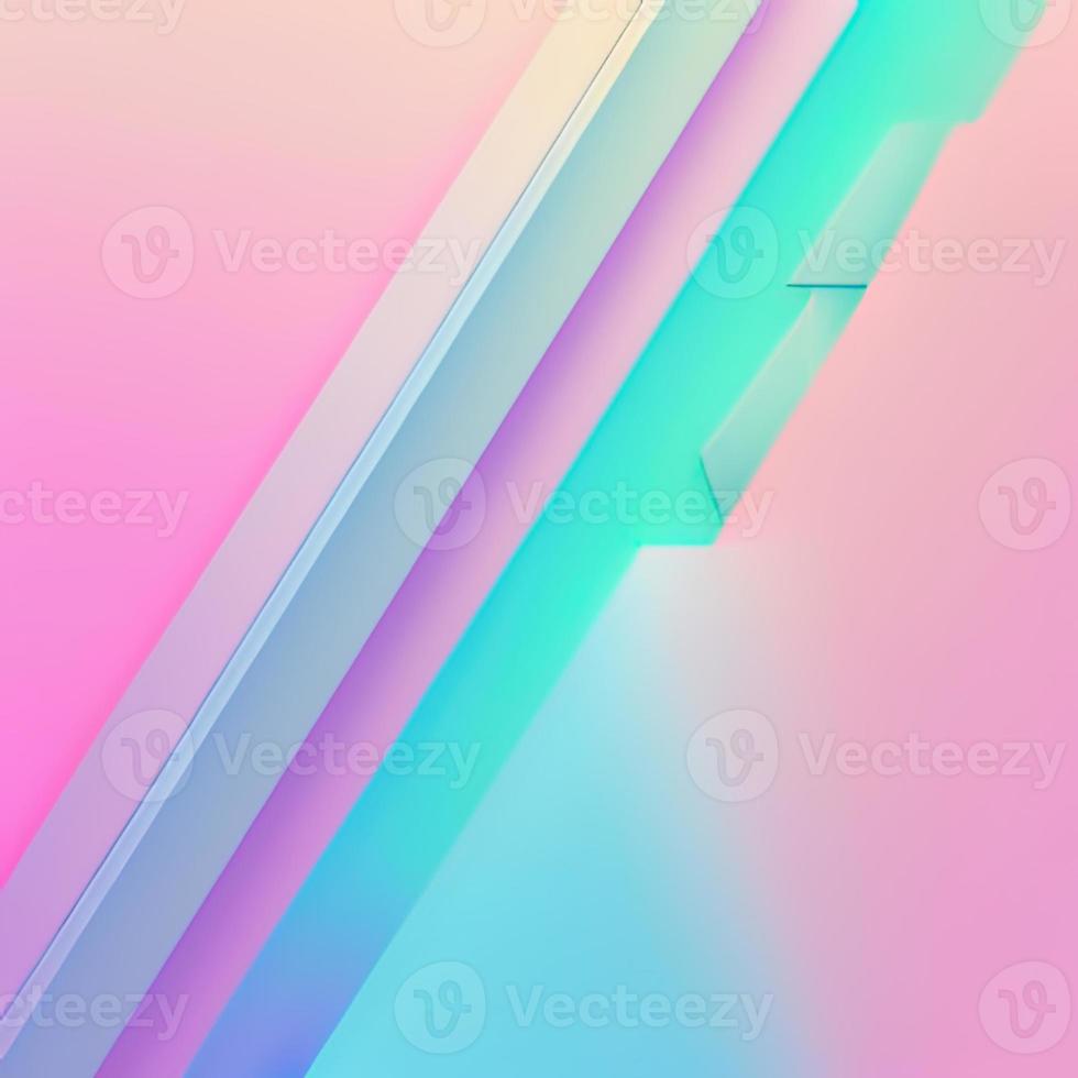 Y2K nostalgia gradient abstract background.  Ai generative art photo