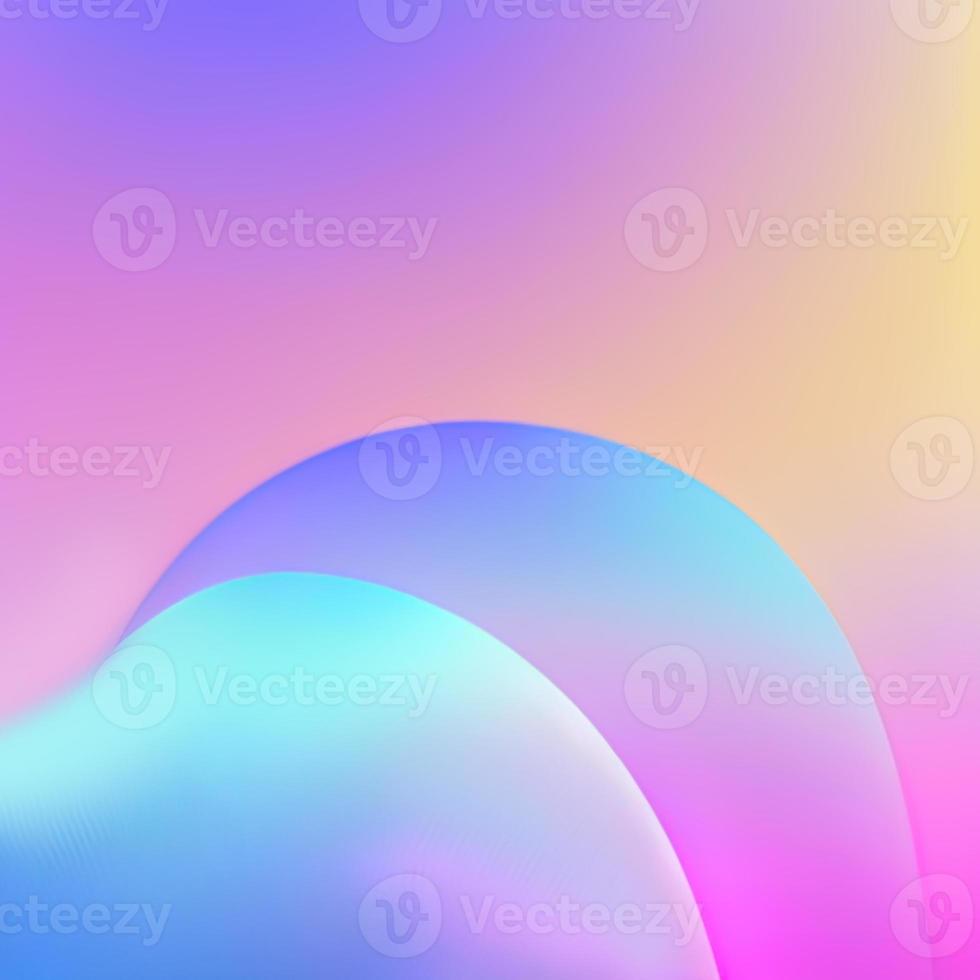 Y2K nostalgia gradient abstract background.  Ai generative art photo