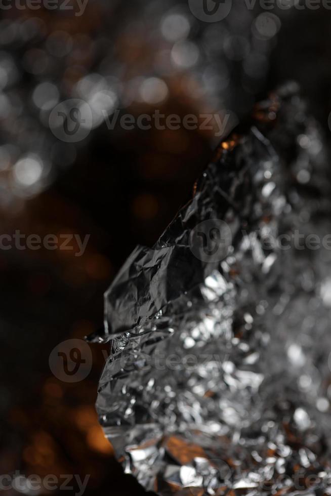 Aluminum foliage light effects design fire show party festive decorations abstract blurred background glowing texture shining pattern big size modern fliers making high quality prints photo