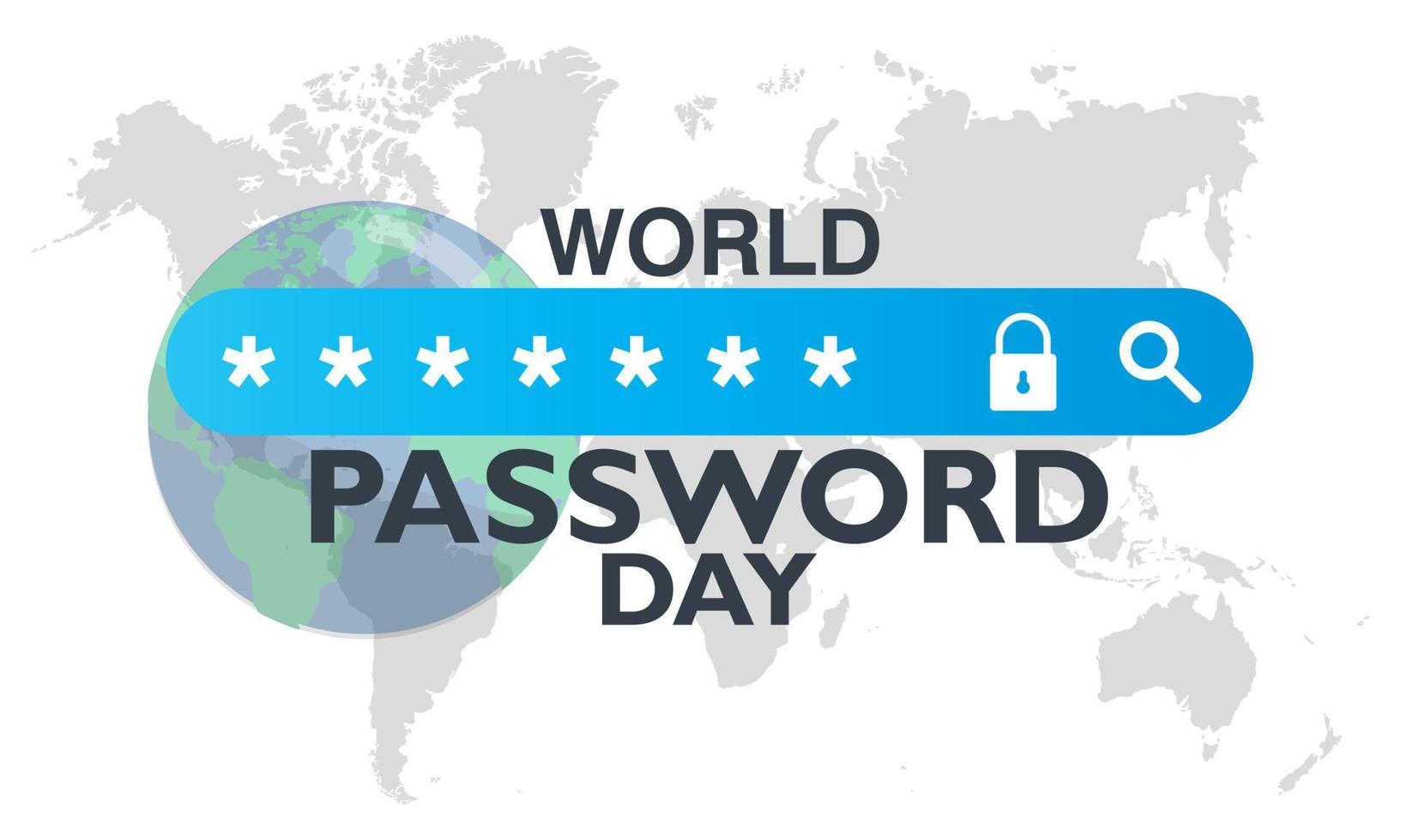 vector graphic of world password day good for world password day celebration