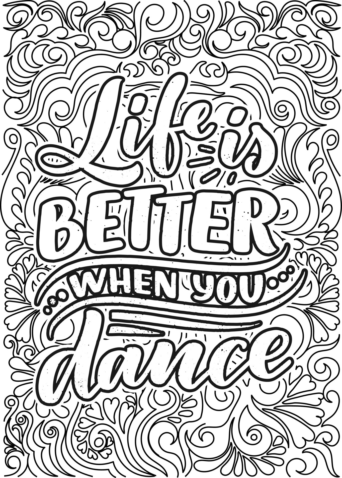 Dance Coloring Pages