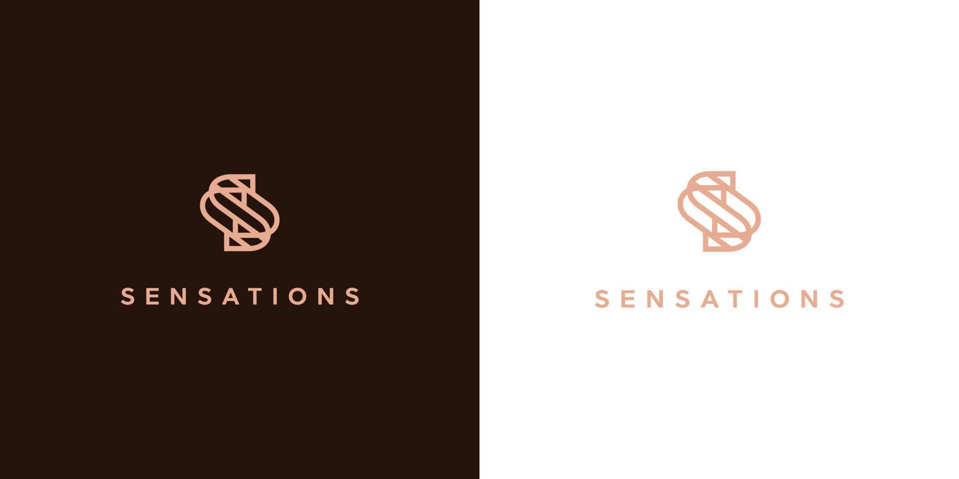 Modern and unique S logo design 4 vector