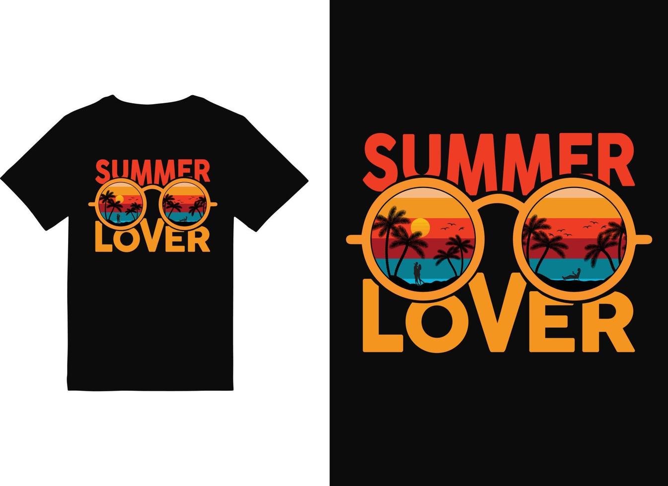 summer t shirt design vector illustration. summer t shirt, summer surfing t shirt. summer sublimation t shirt design Vector illustration