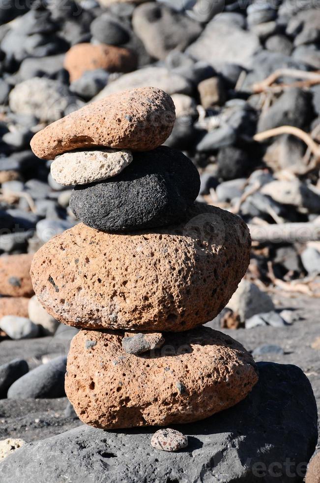 A stone pyramid photo