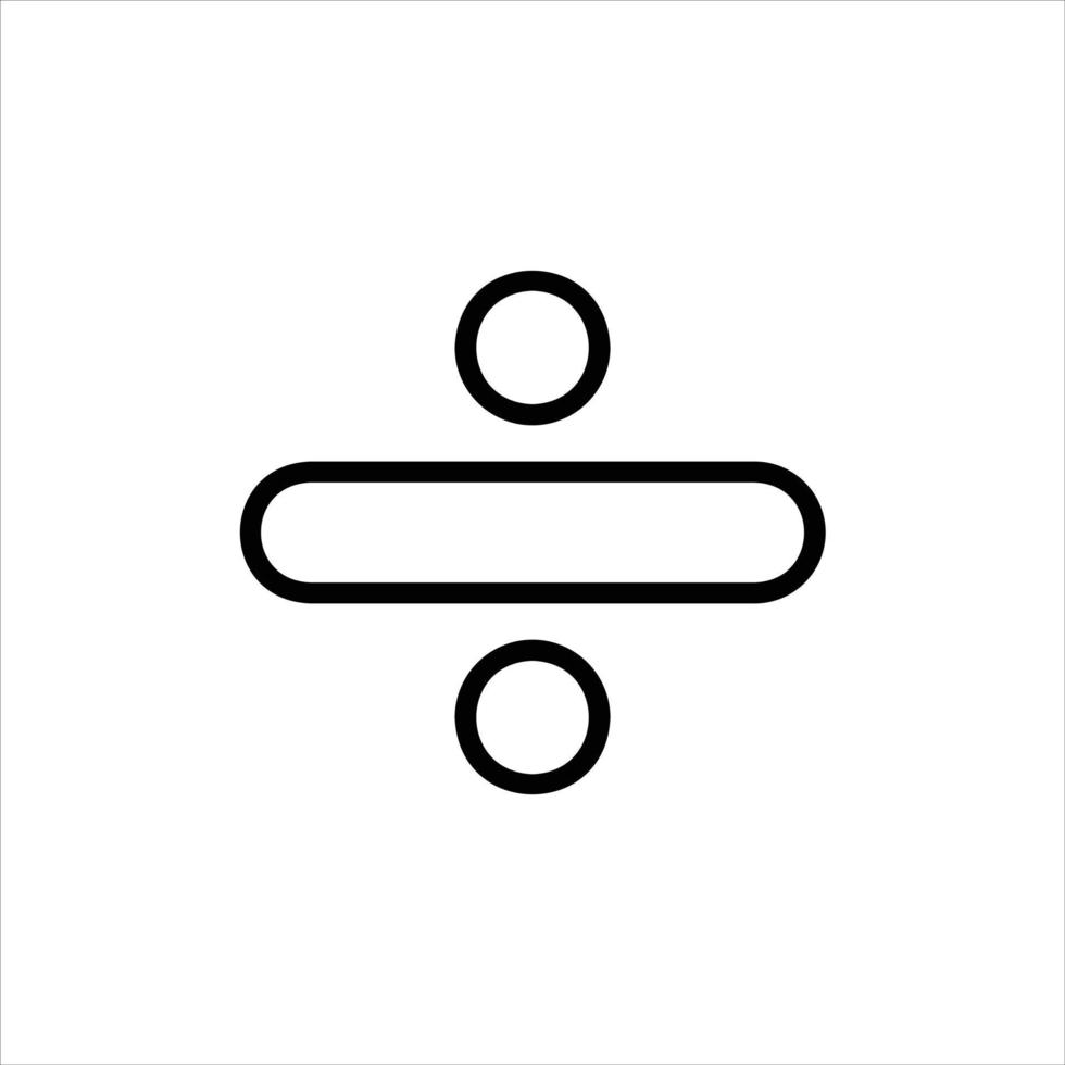 division in flat design style vector