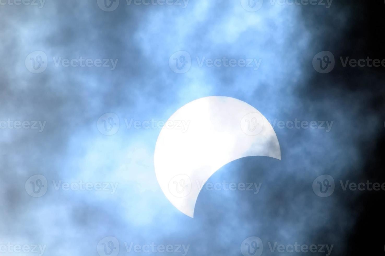 A lunar eclipse photo