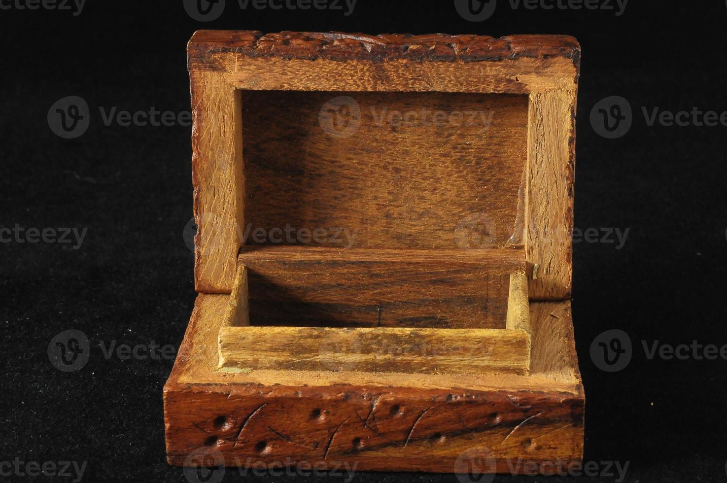 A wooden box photo