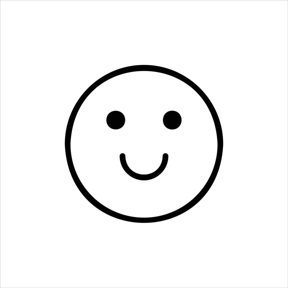 smileys in flat design style vector