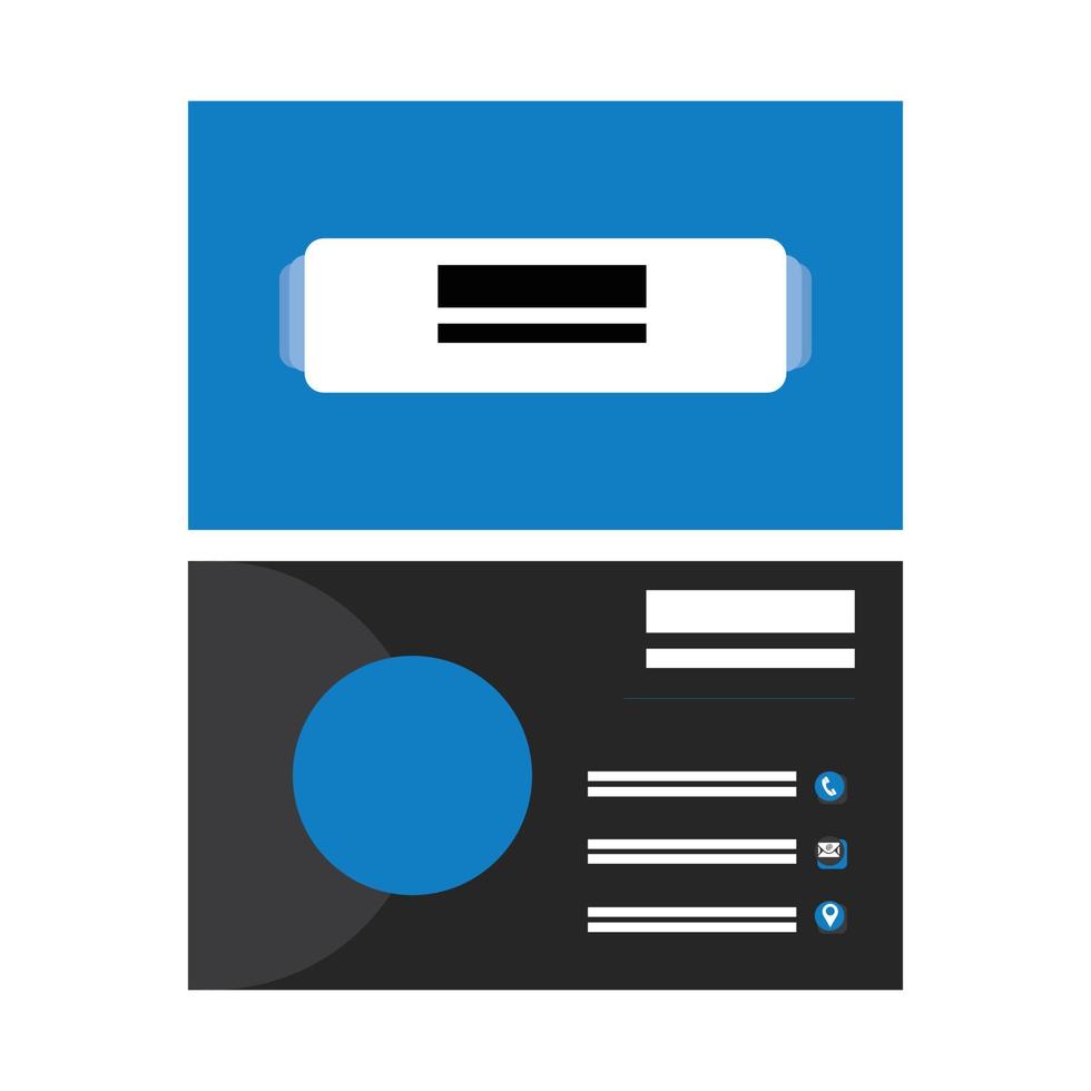 Business Card Design vector