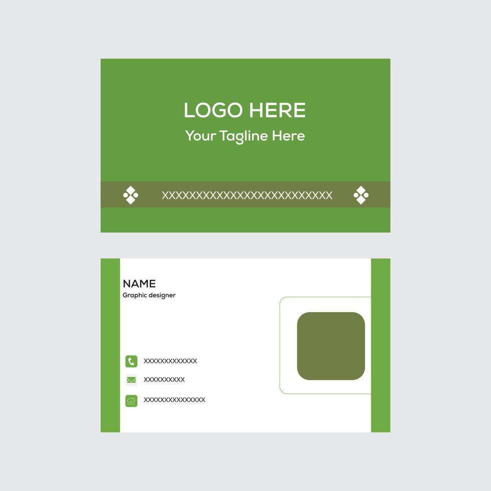 Business Card Design vector