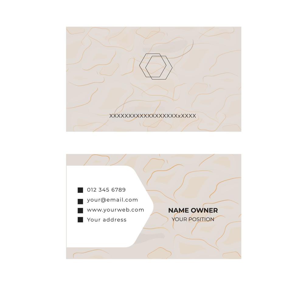 Business Card Design vector