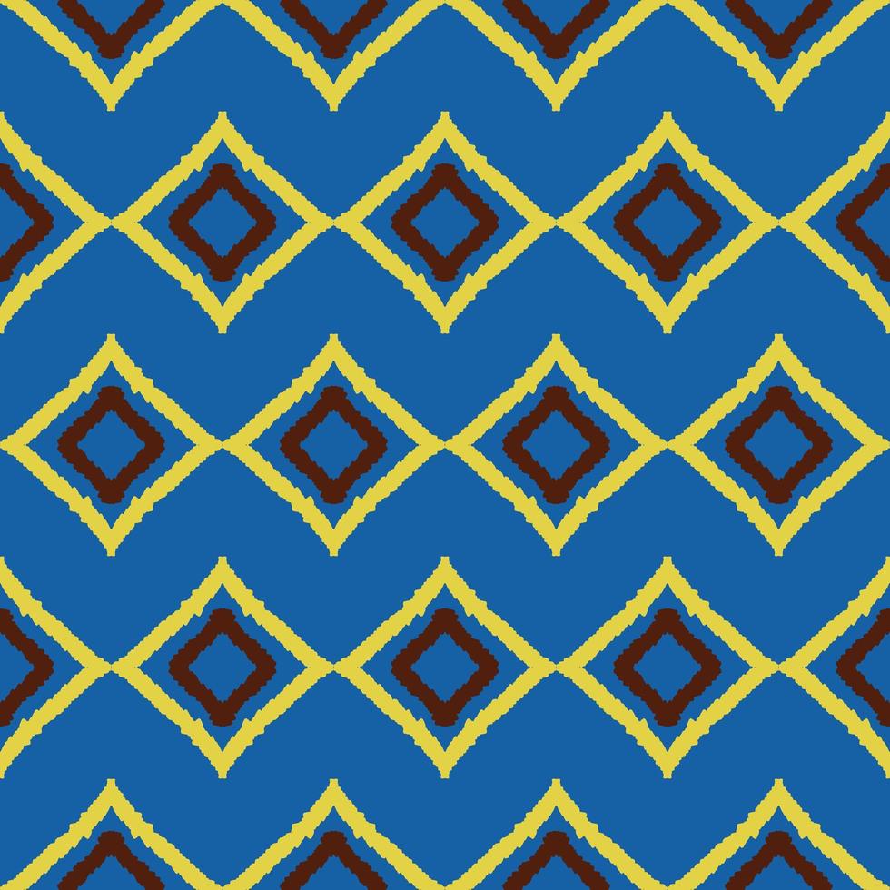 blue yellow geometric pattern illustration background photo